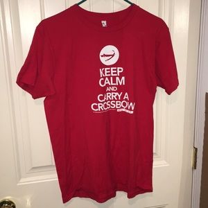 Darryl Dixon Walking Dead Medium Red T-shirt